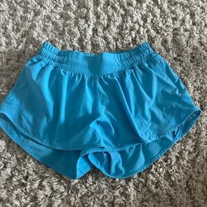 Lululemon Light Blue Hotty Hot 2.5 Shorts
